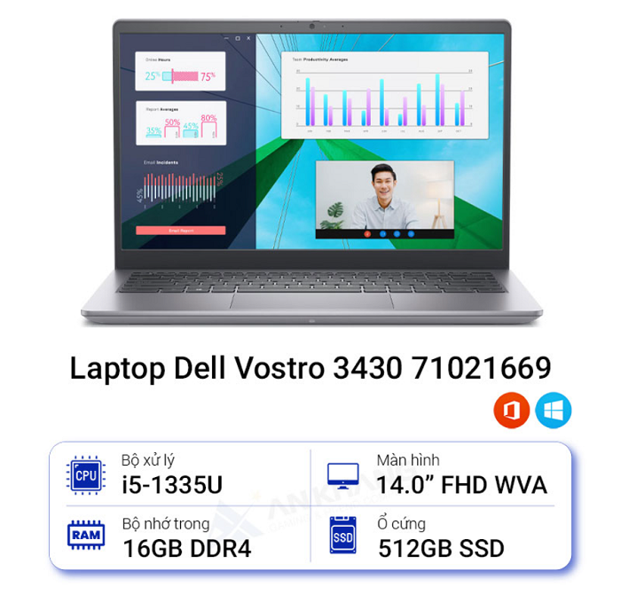 Laptop Dell Vostro 3430 71021669