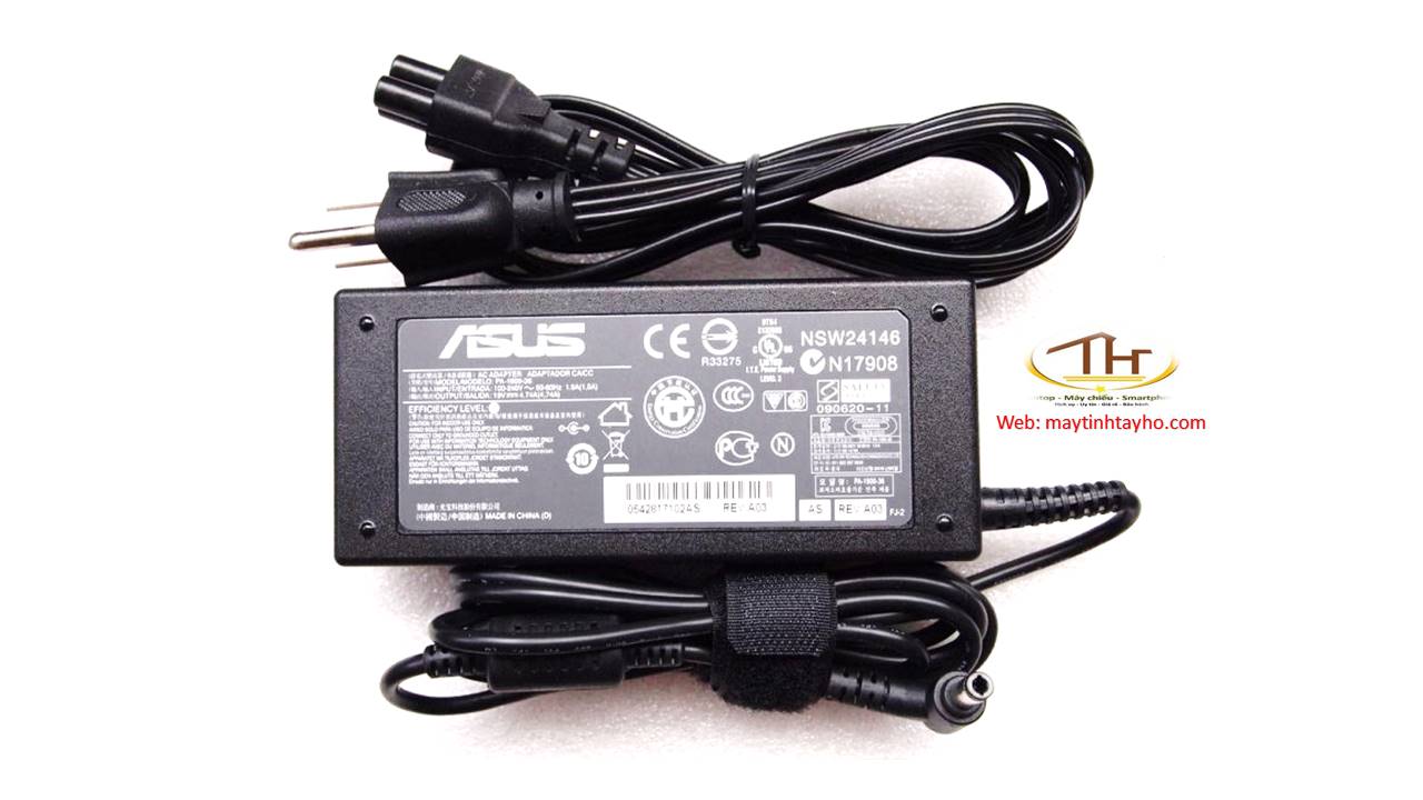 Sạc Laptop Asus 19V, 3.42A, 65W, K55VD